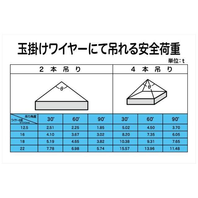 玉掛け 両端編込 片端シンブル付き メッキワイヤー6×37G O 径34mm 長さ