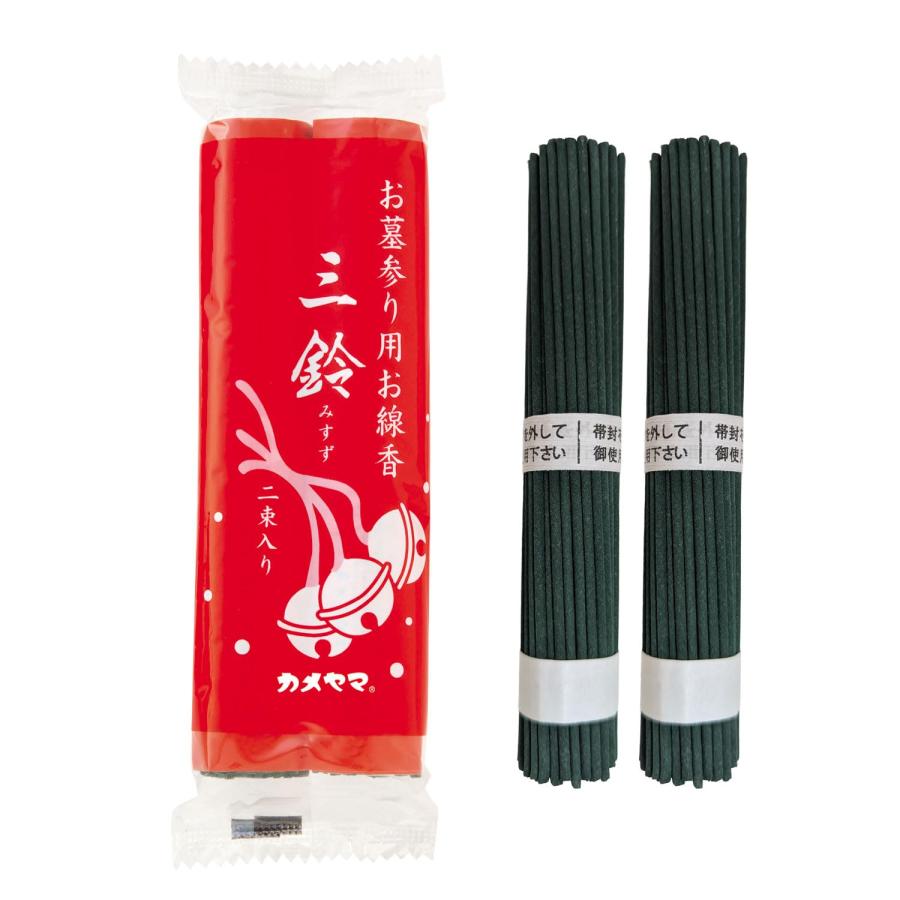 カメヤマ 墓線香三鈴（太巻）