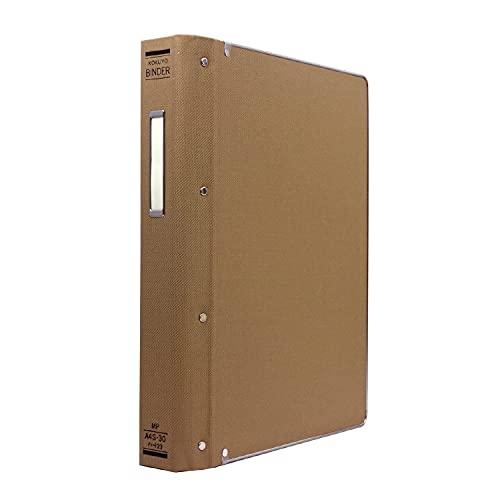 コクヨ ファイル バインダー 布貼 A4 縦 フチ金付 30穴 200枚収容 ハ