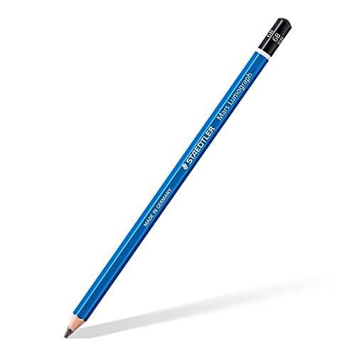 ステッドラー(STAEDTLER) 鉛筆 6B 5B 4B 3B 2B B HB F H 2H 3H 4H
