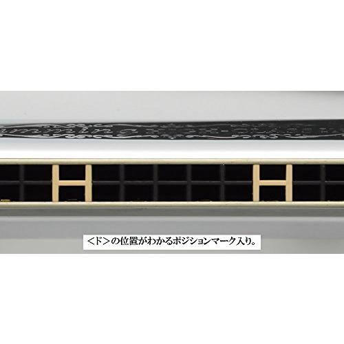 SUZUKI スズキ 21穴複音ハーモニカ 高級ハミング SU-21W D♯m調