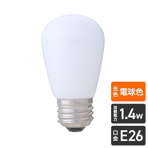 エルパ (ELPA) LED電球サイン球 LED電球 照明 E26 1.4W 55lm 電球色 LDS1L-G-G901｜rung｜02