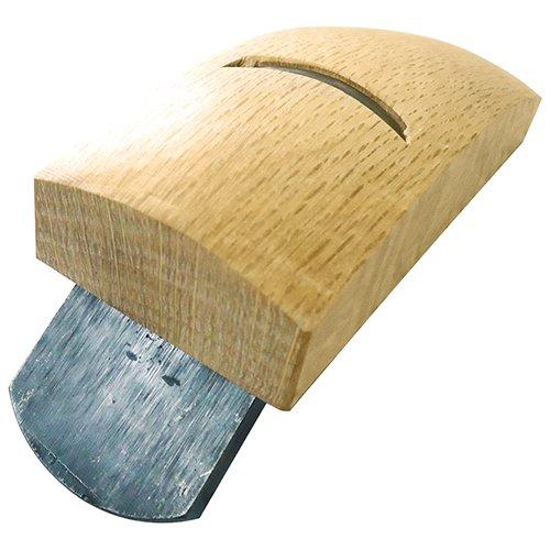 常三郎 春蘭 四方反り鉋 押(裏)金付 白樫 36mm 平かんな 白樫 手