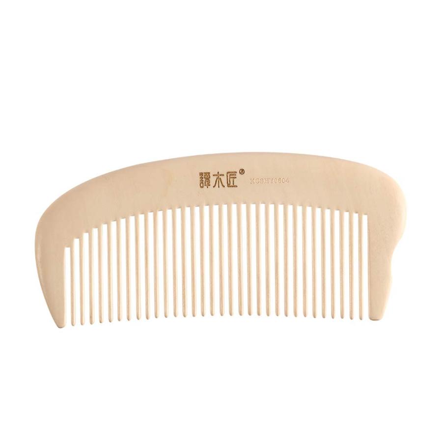 譚木匠 Tan Mujiang ヘアブラシ　新品未使用 TAN MUJIANG 譚木匠 櫛 木製 くし サラサラ 静電気防止 木の櫛 漆芸櫛2