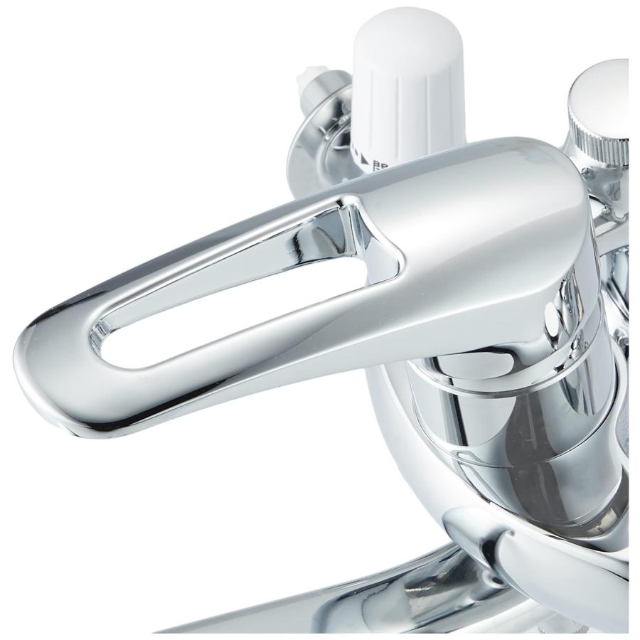 カクダイ シングルレバー混合栓 (分水孔コックつき) 寒冷地仕様