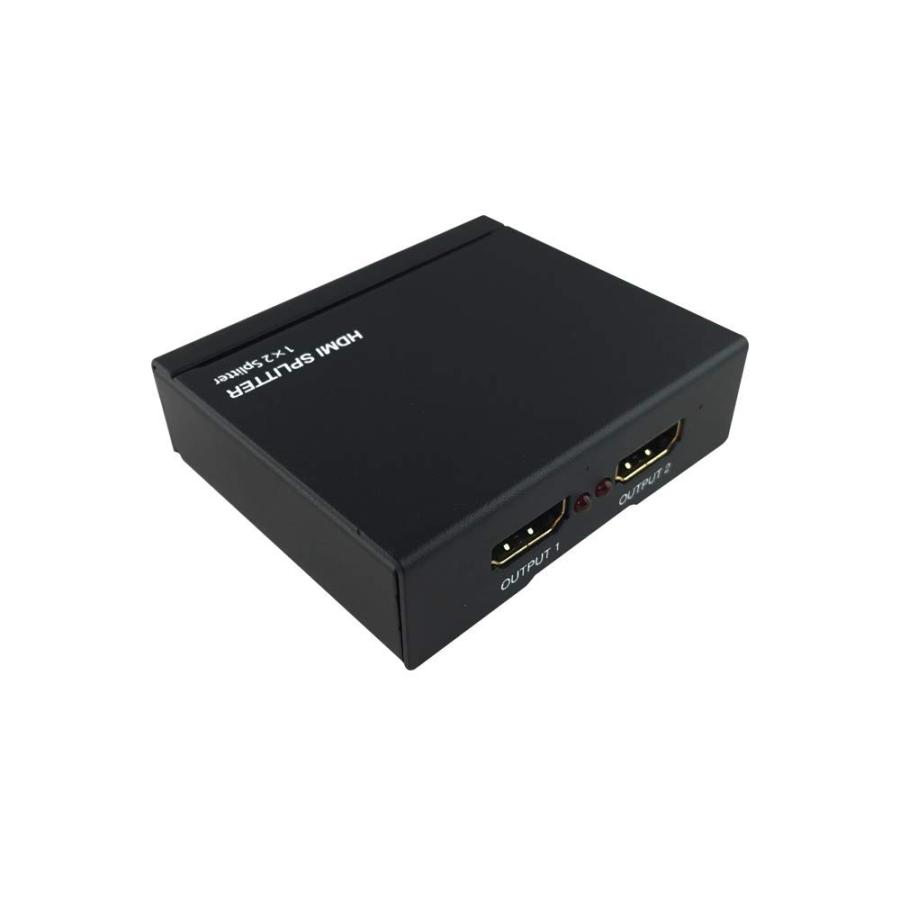 テック HDMI分配器 2分配 60×70×20mm THDSP12X2-4K｜rung｜02