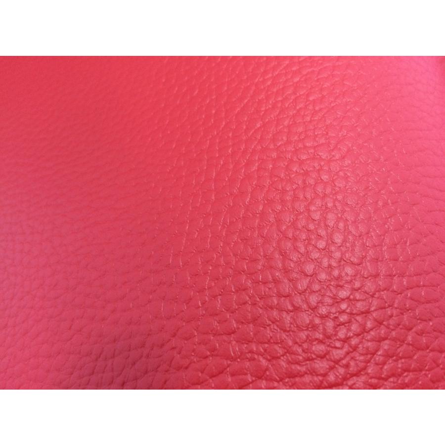 合皮 レザー 生地 （ 赤色） レッド フェイクレザー 140×50cm 厚