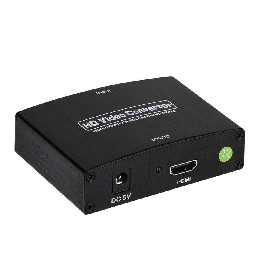 ゴ*ん様 コンポーネントtoHDMI変換コンバーター コンポーネント to HDMI コンバーター 変換器 1080P対応 5RCA RGB