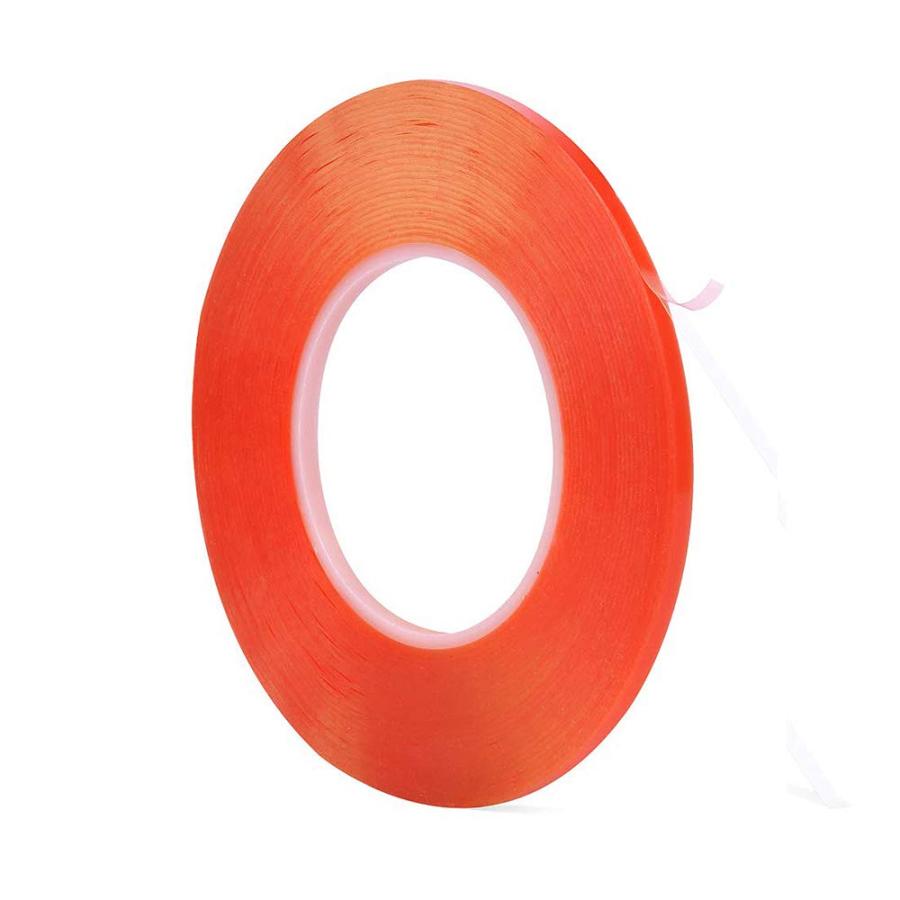 両面テープ 超強力 透明 幅5mmｘ厚0.2mmｘ長50m 薄手 極薄 アクリルフォーム 凸凹面用 防水用 耐候 耐熱 DIY 車用テープ 車/スマホ | 