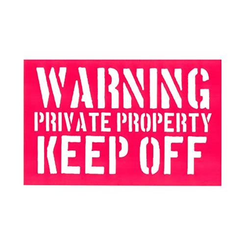 ステンシルシート WARNING 18x28cm : ショップ ルーン - 通販 - Yahoo