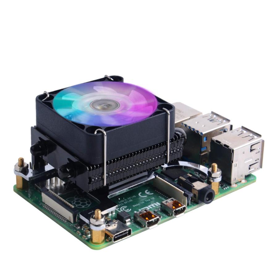 GeeekPi Raspberry Pi 4ファンRaspberry PiロープロファイルICE GeeekPi Raspberry Pi 4ファンRaspberry PiロープロファイルICE