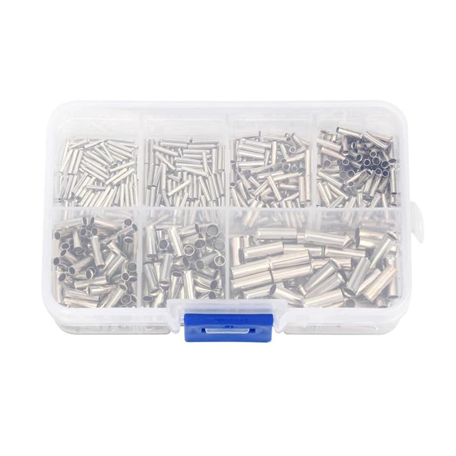 PENGLIN 600PCS フェルール絶縁カラー無し 銅管フェルール PENGLIN 600PCS フェルール絶縁カラー無し 銅管フェルール