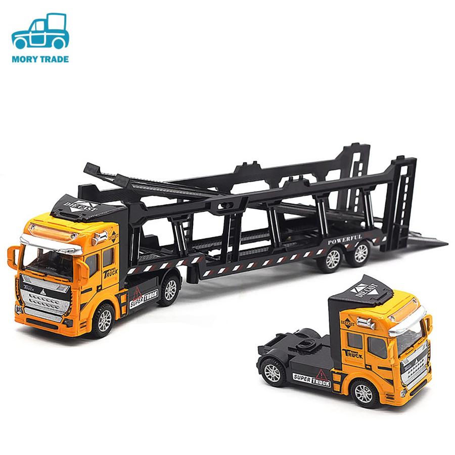 おもちゃ まとめ売り morytrade キャリーカー 建設車両 ミニカー 6台付き 大型
