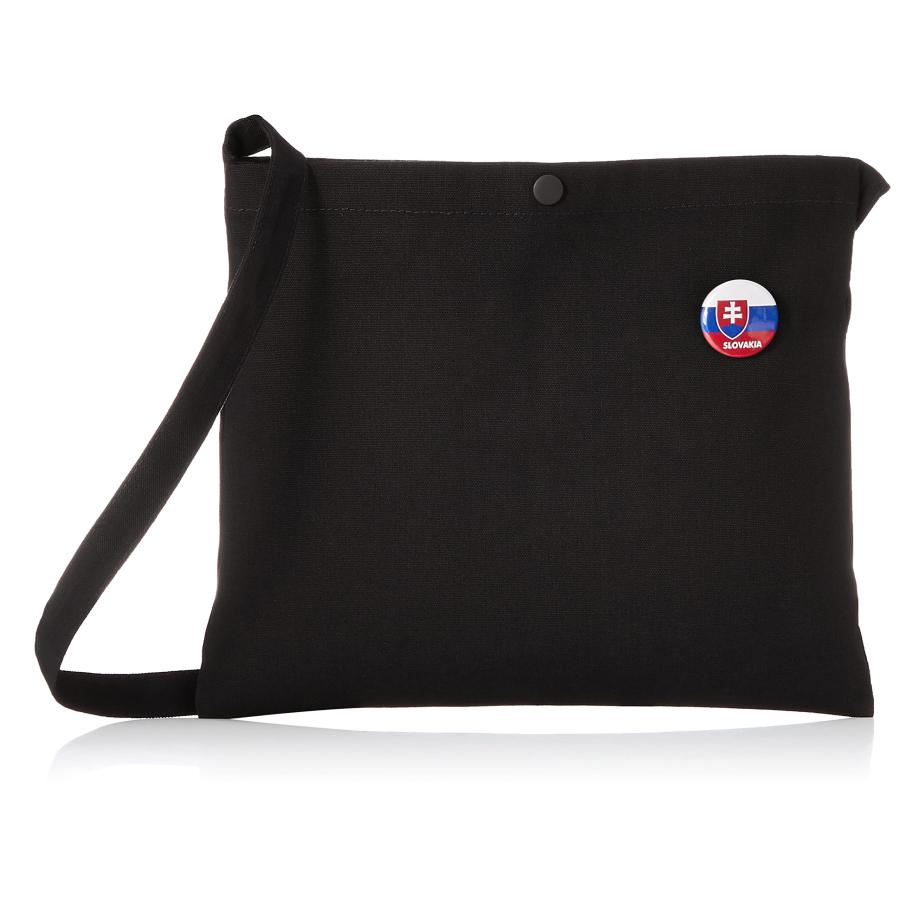 エフスタイル] サコッシュバッグ 国旗缶バッジ付 サコッシュ  