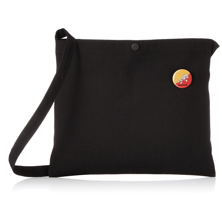 エフスタイル] サコッシュバッグ 国旗缶バッジ付 サコッシュ  