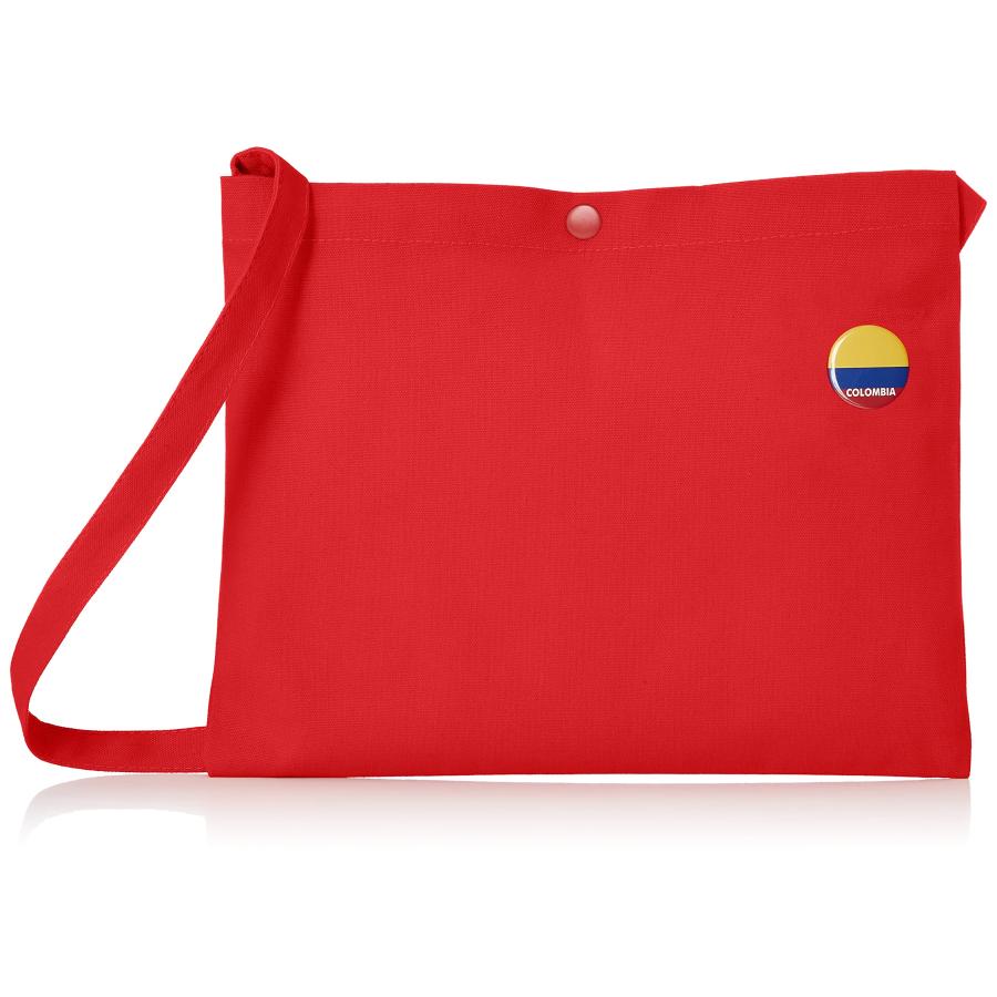 エフスタイル] サコッシュバッグ 国旗缶バッジ付 サコッシュ  