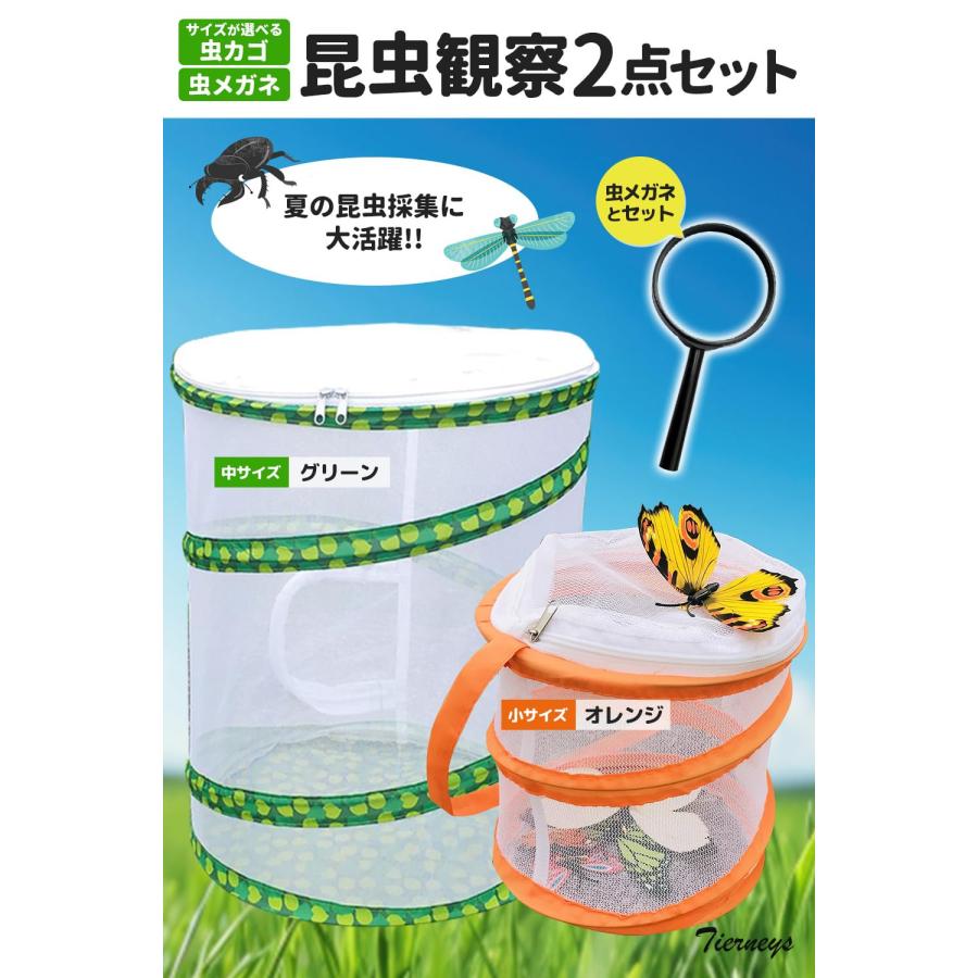 中型 青色 プラスチック 虫かご