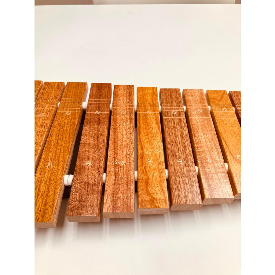 ゼンオン 卓上木琴 ZX19BK カリン材でクリアーな音色 幹音のみ