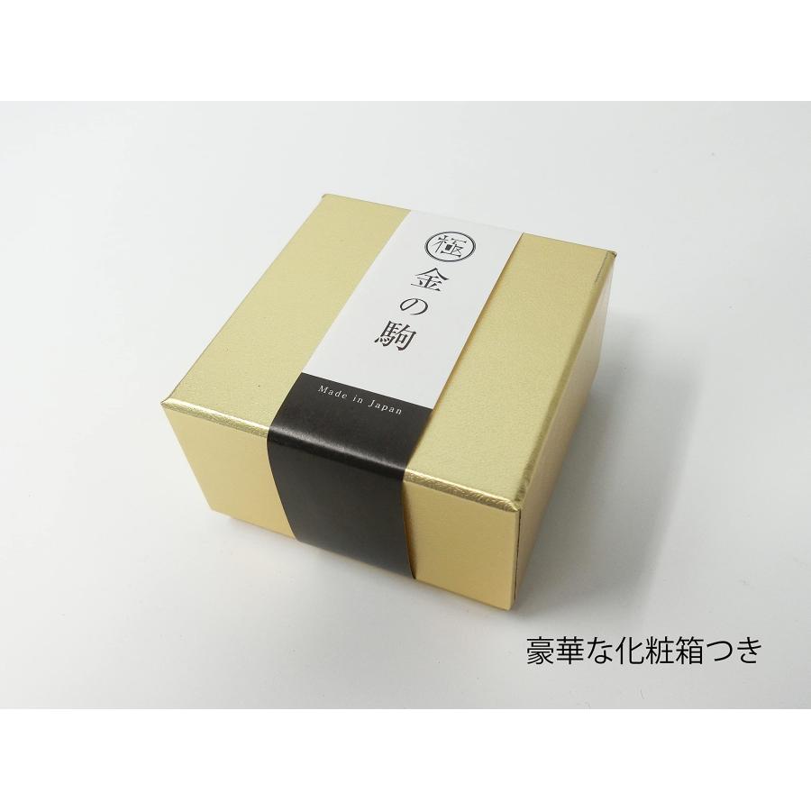 HSK-01 極み 金の駒 金の将棋駒 実物大 インテリア プレゼント 24金 スチール (王将)_2