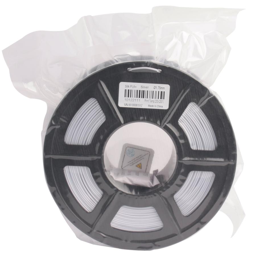 3Dプリンターフィラメント PLA Plus Silk (PLA+)樹脂 1.75mm シルバー(銀) |  | 03
