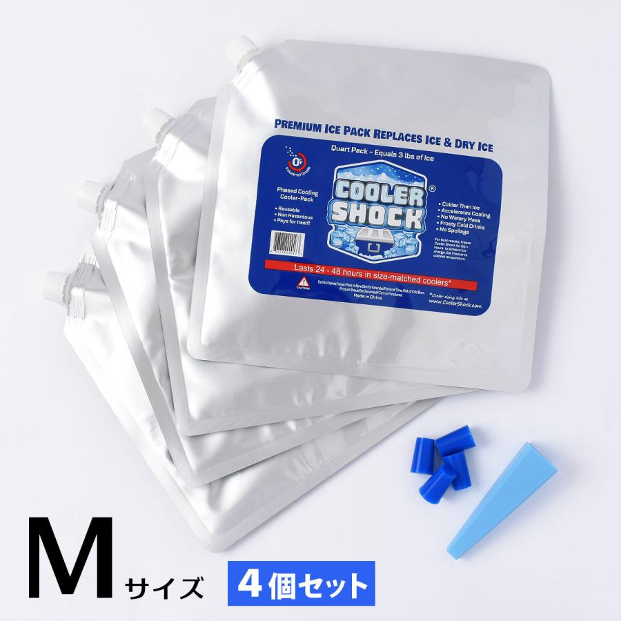 COOLER SHOCK クーラーショック Mサイズ 4個セット : 走人
