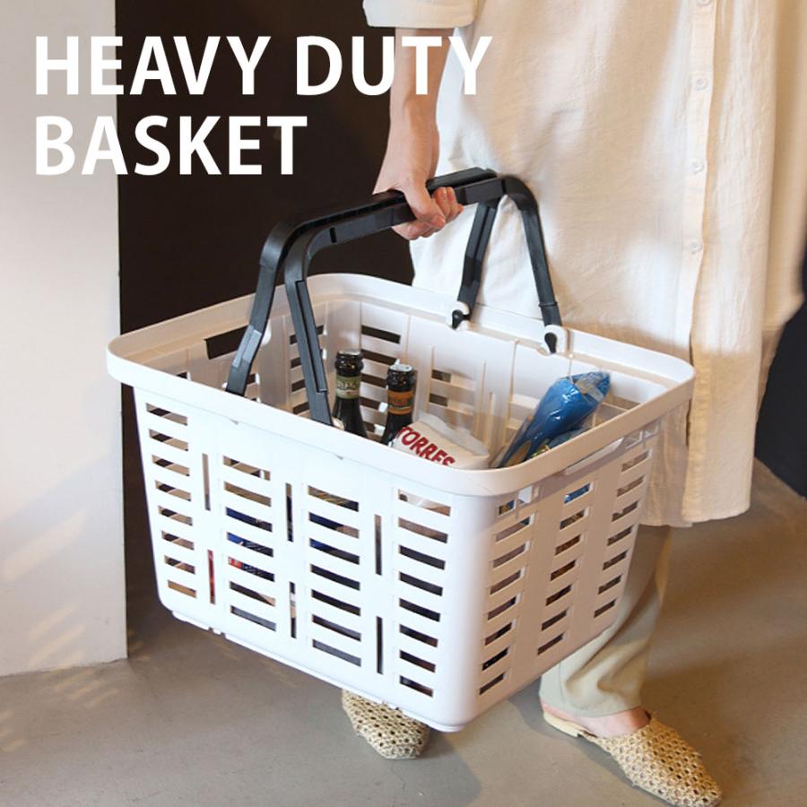 ポストジェネラル ヘビーデューティバスケット HEAVY DUTY BASKET ダル ホワイト（DULL WHITE）98194-0033 | POST GENERAL