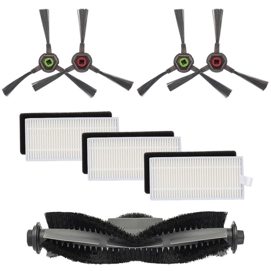 エアロボ ロボット掃除機 P20用 サイドブラシ、フィルター、メインブラシ 交換パーツ6点セット 互換品 | 