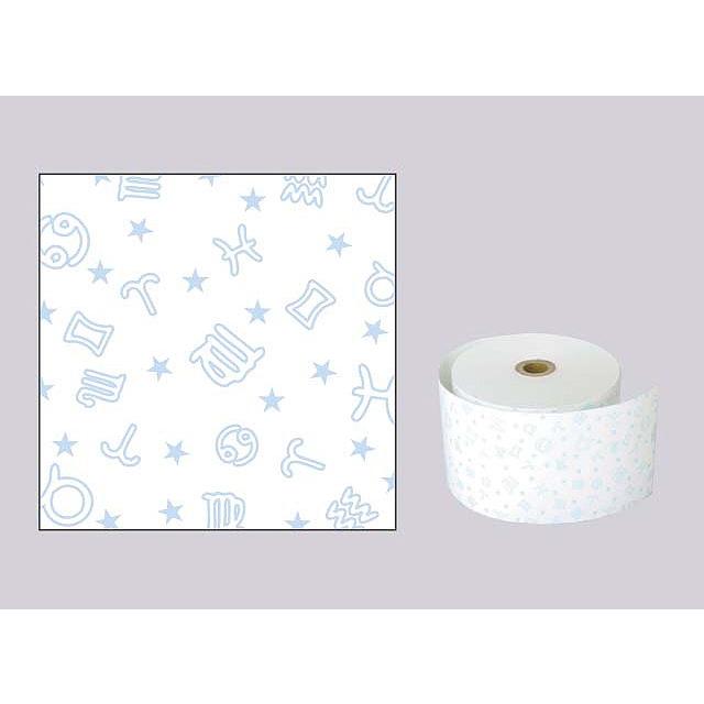 星座柄イラスト入りサーマルロール紙 サイズ 80mm×80mm×12mm ブルー 50巻 レジロール レシート用紙 感熱ロール |  | 01