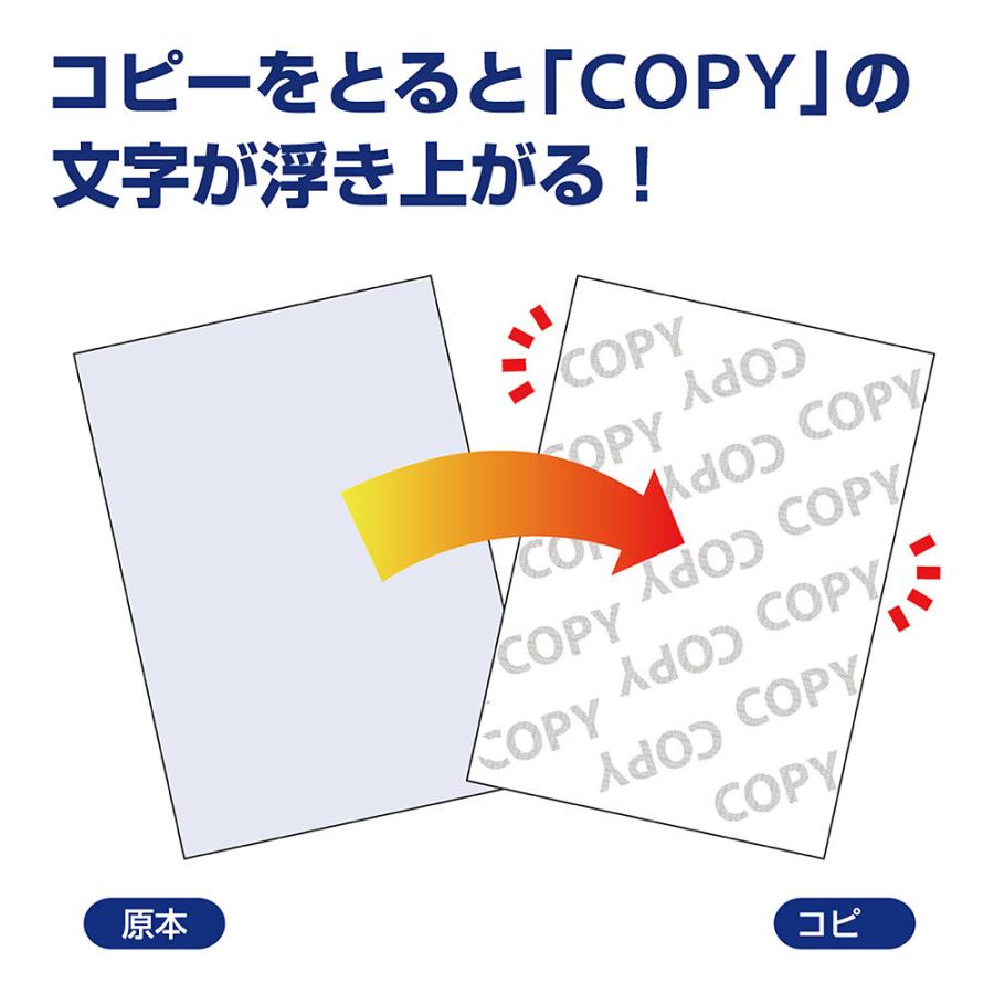 ヒサゴ マルチプリンタ帳票 コピー偽造予防用紙 浮き文字タイプ A4 （110枚入） |  | 01