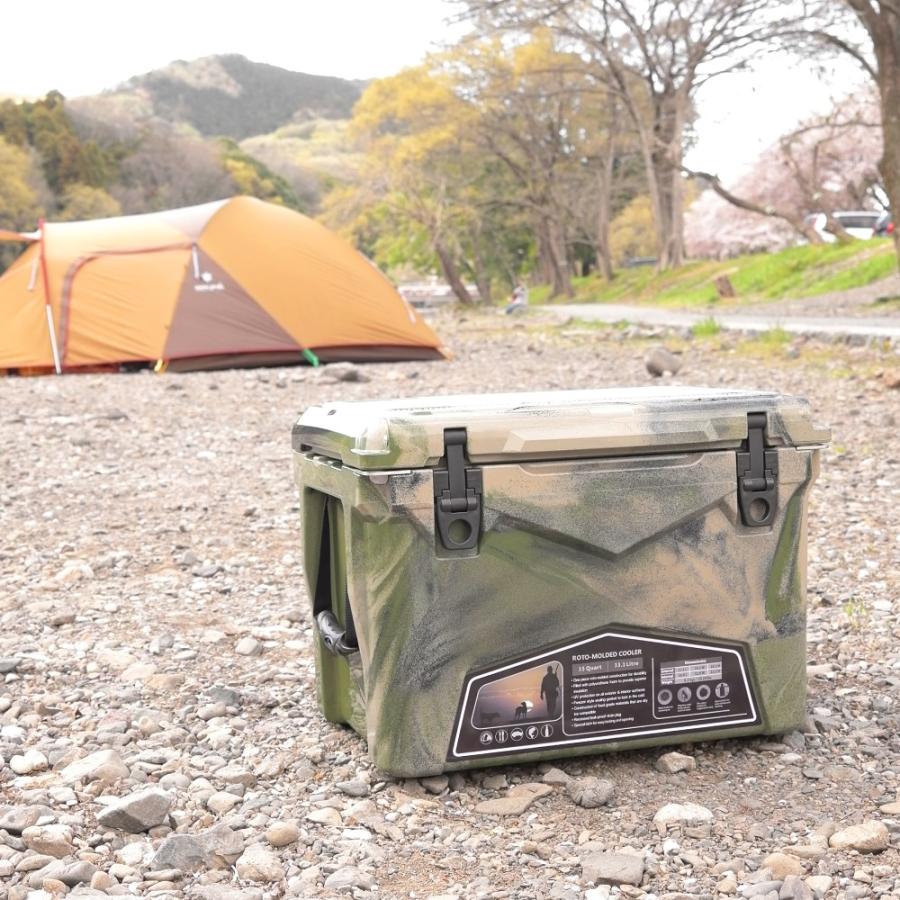 アイスランドクーラー シーフォームグリーンカモ 35QT + クーラーショックＬ ICELAND COOLER アイスランド クーラーボックス 35QT/33.1L