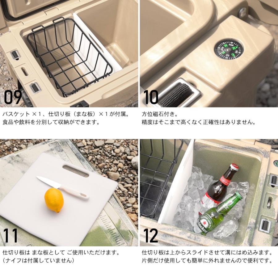 アイスランド クーラーボックス 45QT/42.6L サンド | ICELAND COOLER | 04