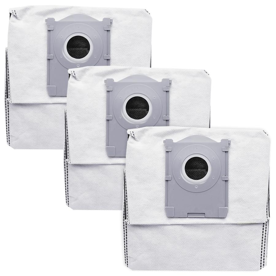 エコバックス T50  / X8 Pro / T80  OMNI用 抗菌ゴミパック 互換品  3個 | ECOVACS