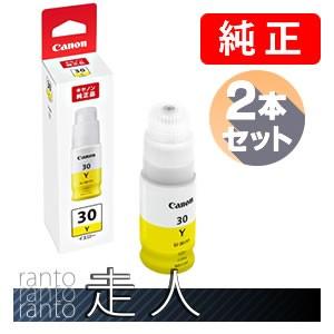 CANON キャノン 純正品 3399C001 インクボトル GI-30Y イエロー 2個セット 純正インク | キヤノン