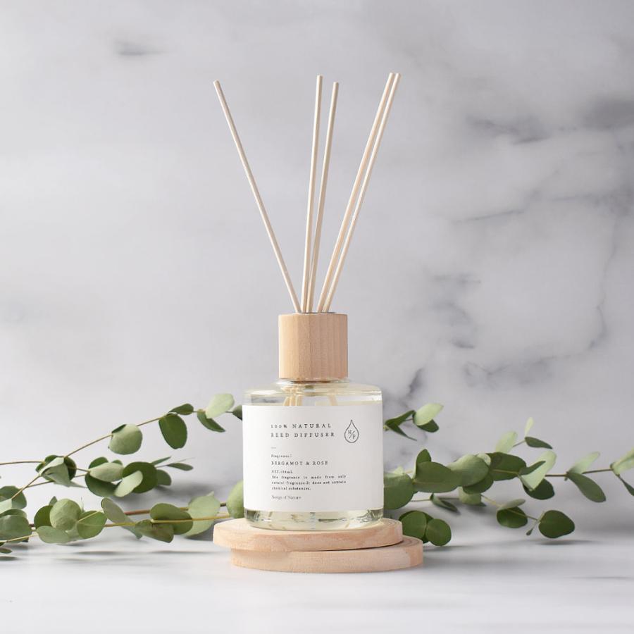 HP リードディフューザー　ベルガモット＆ローズ　ART LAB. (アートラボ) 100%天然香料 180ml | Songs of Nature