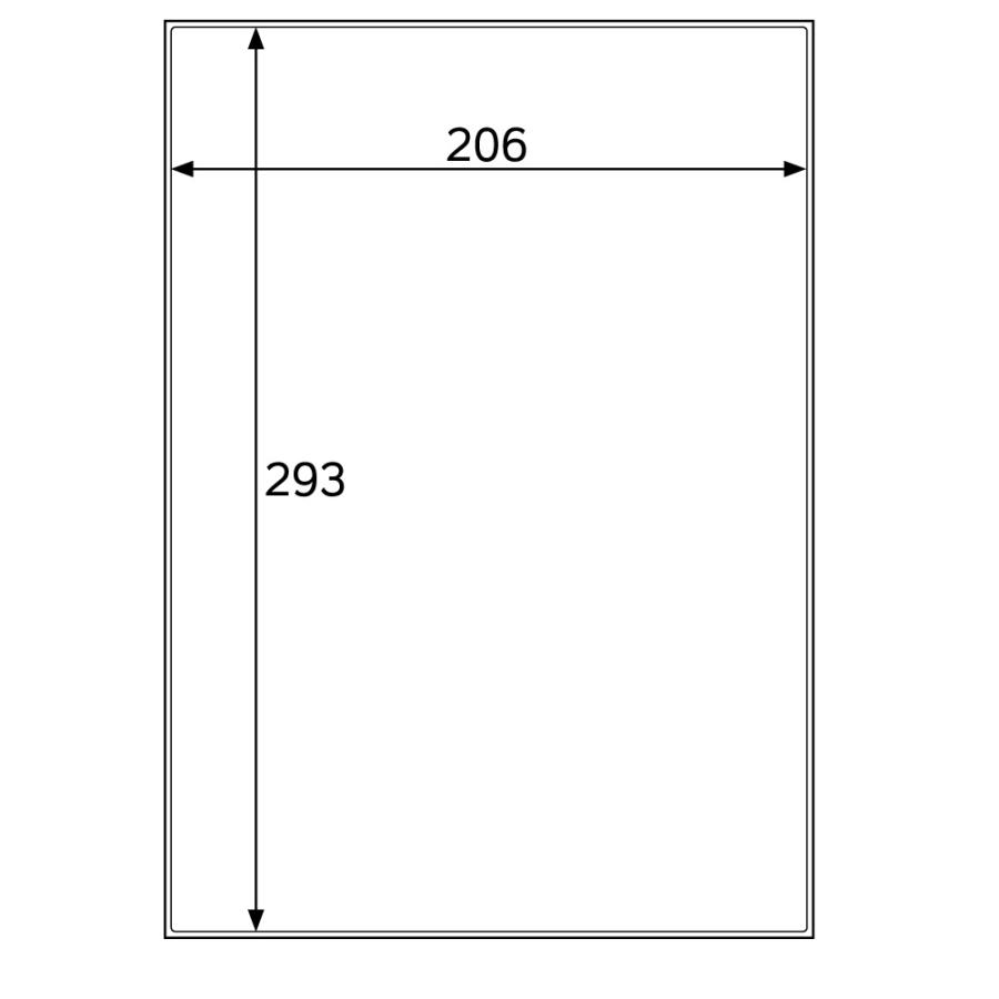 ヒサゴ 屋外用ラベル 結露面対応 A4 ノーカット 角丸 ラベルシール 耐水 耐光 KLPC862S | ヒサゴ | 02