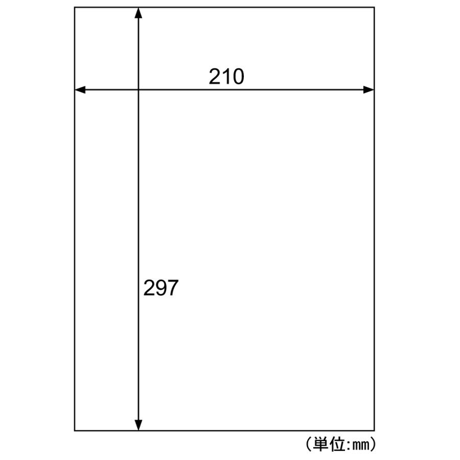 ヒサゴ 透明ラベル A4 ノーカット ラベルシール 透明 1面 KLPE862S | ヒサゴ | 04