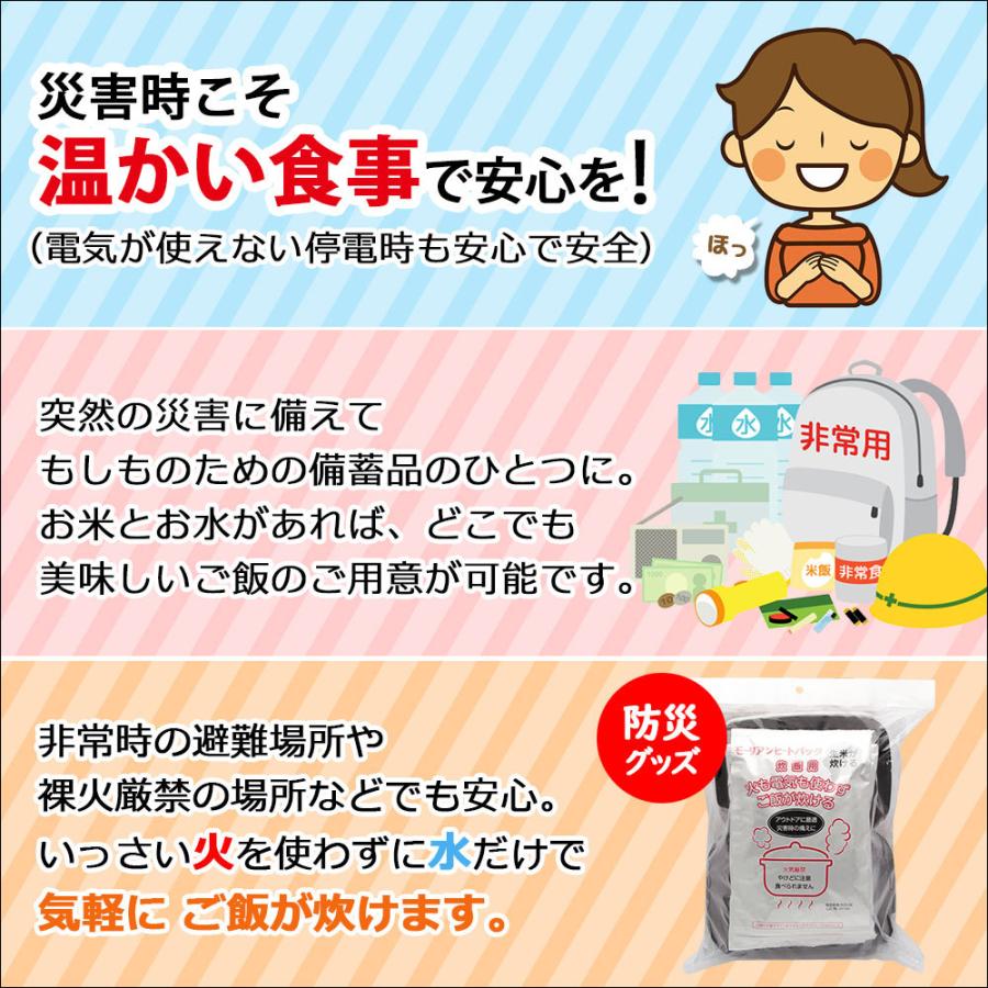 モーリアンヒートクッカー 火を使わず蒸し料理やご飯が炊ける モーリアンヒートパック (2回用) |  | 04