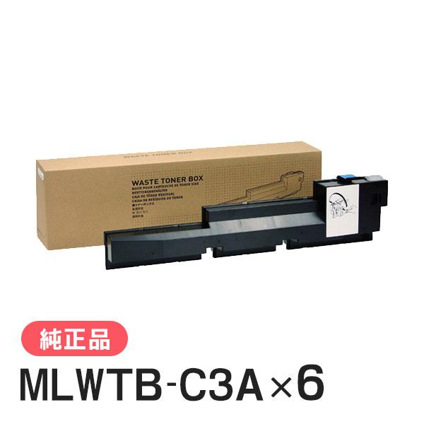 沖データ OKI 純正品 MLWTB-C3A(MLWTBC3A) 廃トナーボックス 6本セット 