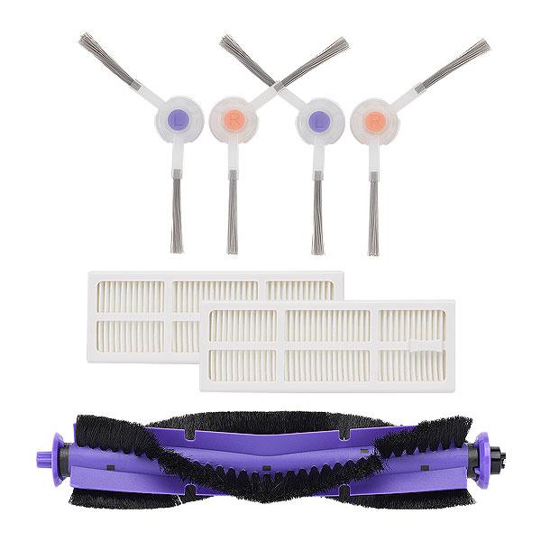 ナーワル フレオ Freo 用 サイドブラシ2セット/フィルター2個/メインブラシ1個 交換パーツ5点セット 互換品 | NARWAL