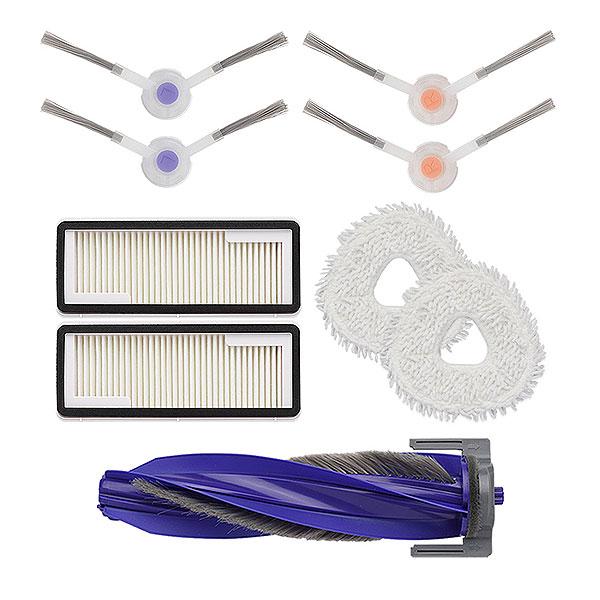 ナーワル Freo X Ultra / Freo Z Ultra 用 サイドブラシ、モップ、フィルター、フローティングブラシ交換パーツ7点セット 互換品 | NARWAL