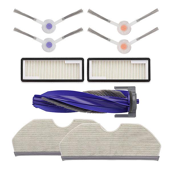 ナーワル Freo X Plus 用 サイドブラシ、フィルター、フローティングブラシ、マイクロファイバーモップ 交換パーツ7点セット 互換品 | NARWAL