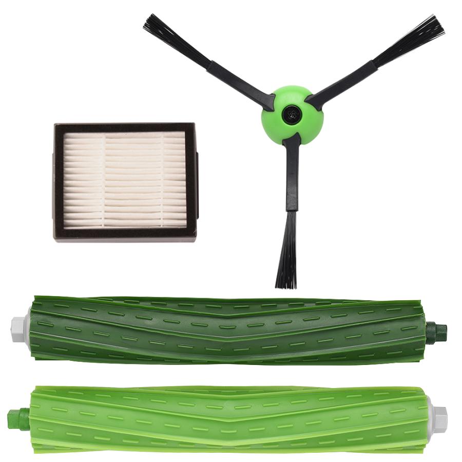 ルンバ e5 / i2 / i3 / i5 / i7 / j5 / j7 / j9 シリーズ用 互換品 消耗品3点セット フィルター/ブラシねじ付/ブラシ(2本セット) | ルンバ