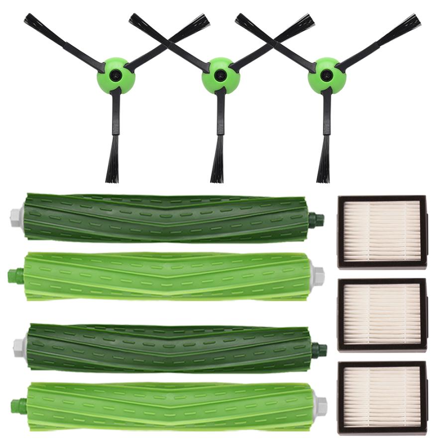 ルンバ e5 / i2 / i3 / i5 / i7 / j5 / j7 / j9 シリーズ用 互換品 消耗品8点セット フィルター×3個/ブラシねじ付×3個/ブラシ(2本セット)×2 | ルンバ