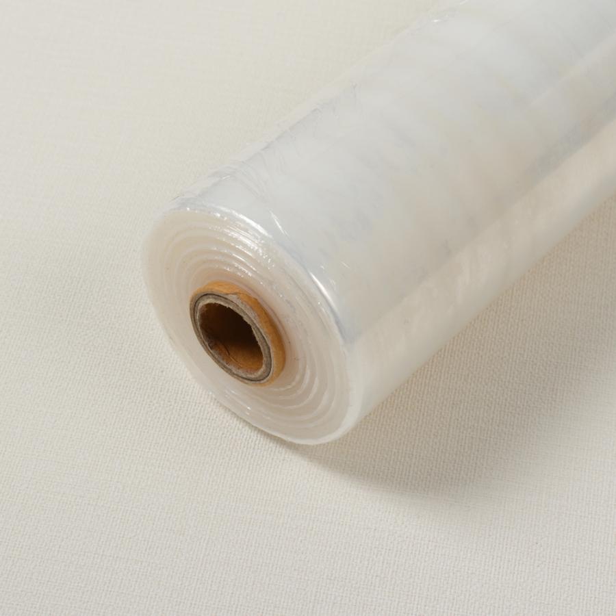 ストレッチフィルム 500mm幅×300m巻 厚さ15μ 透明 紙管1インチ 9巻入 専用ホルダー1セット付き |  | 03