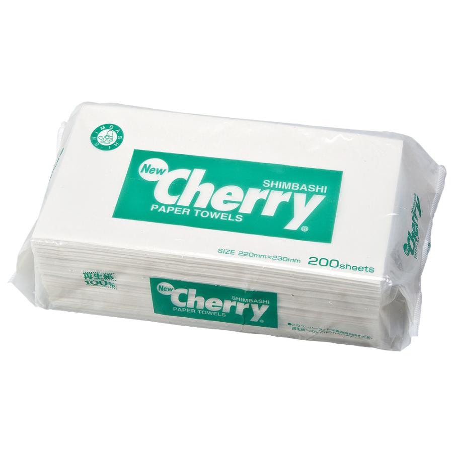 ニューチェリー ペーパータオル （レギュラー/220×230mm） 200枚×10個 | 