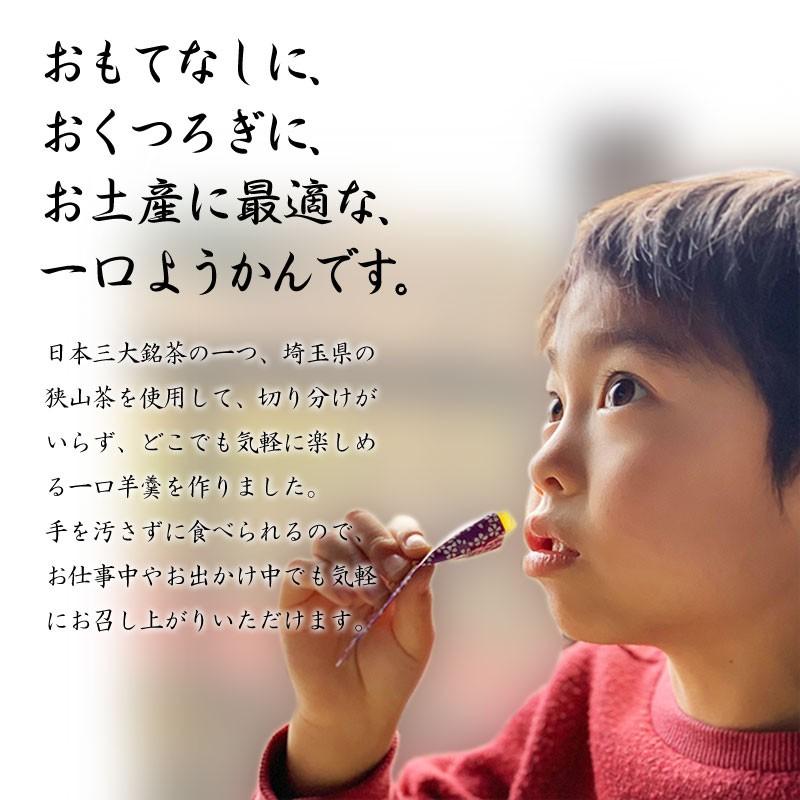 お手軽に食べられる個包装タイプ 登山の行動食/携行食/災害時の非常食としても! 狭山茶 紅茶ようかん (17g×8個) |  | 01