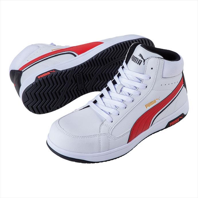 安全靴 PUMA プーマ 63.208.0セーフティー ホワイト　27.0㎝ プーマ セーフティ PUMA SAFETY Airtwist2.0 White Mid 63.208.0
