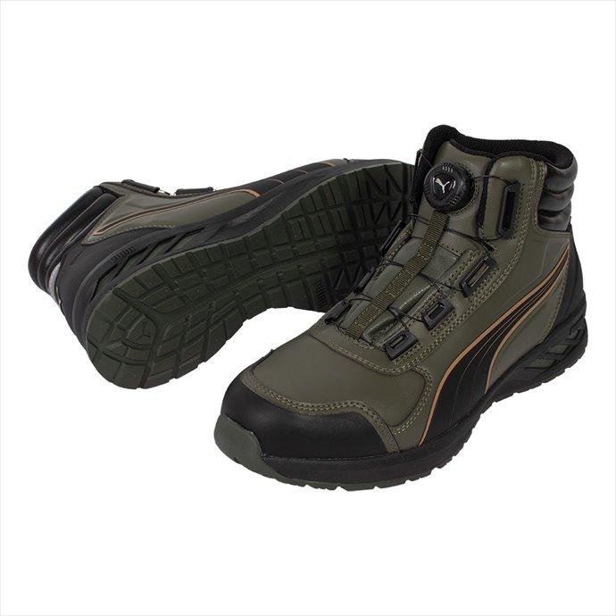プーマ セーフティ PUMA SAFETY Rider2.0 Olive Disc Mid 63.362.0