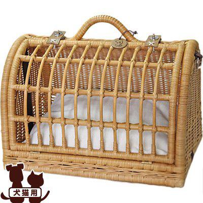 21新入荷 シンシアジャパン キャラメル 2way キャリーベッド ラタン G 送料無料 キャット 猫 ドッグ 犬 グッズ ペット キャリーバッグ カート