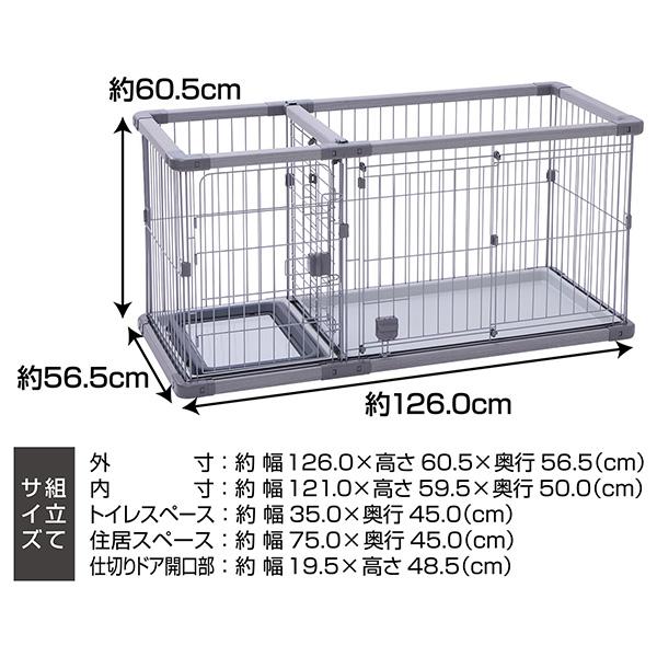 Petio（ペティオ） 犬用 トイレのしつけが出来る ドッグルームサークル